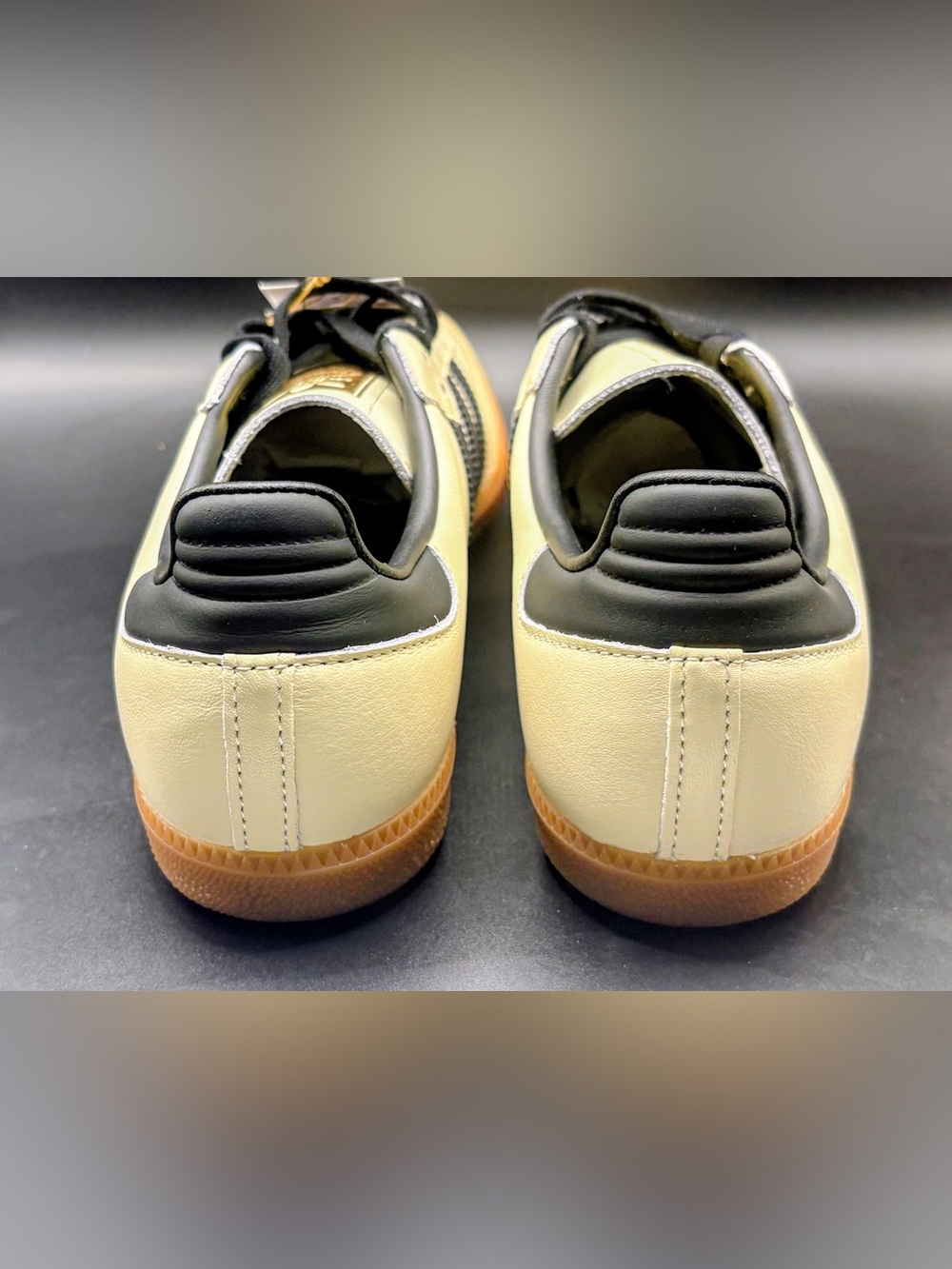 Brand New Women’s 8 Men’s 7 adidas Samba OG with OG Box Cream White Sand Strata - Picture 4 of 7